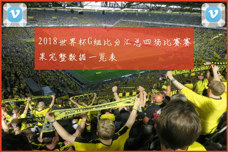 2018世界杯G组比分汇总四场比赛赛果完整数据一览表