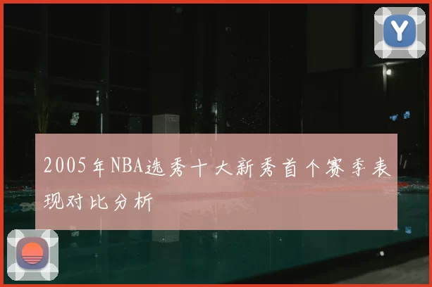2005年NBA选秀十大新秀首个赛季表现对比分析