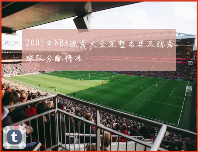 2005年NBA选秀大会完整名单及新秀球队分配情况